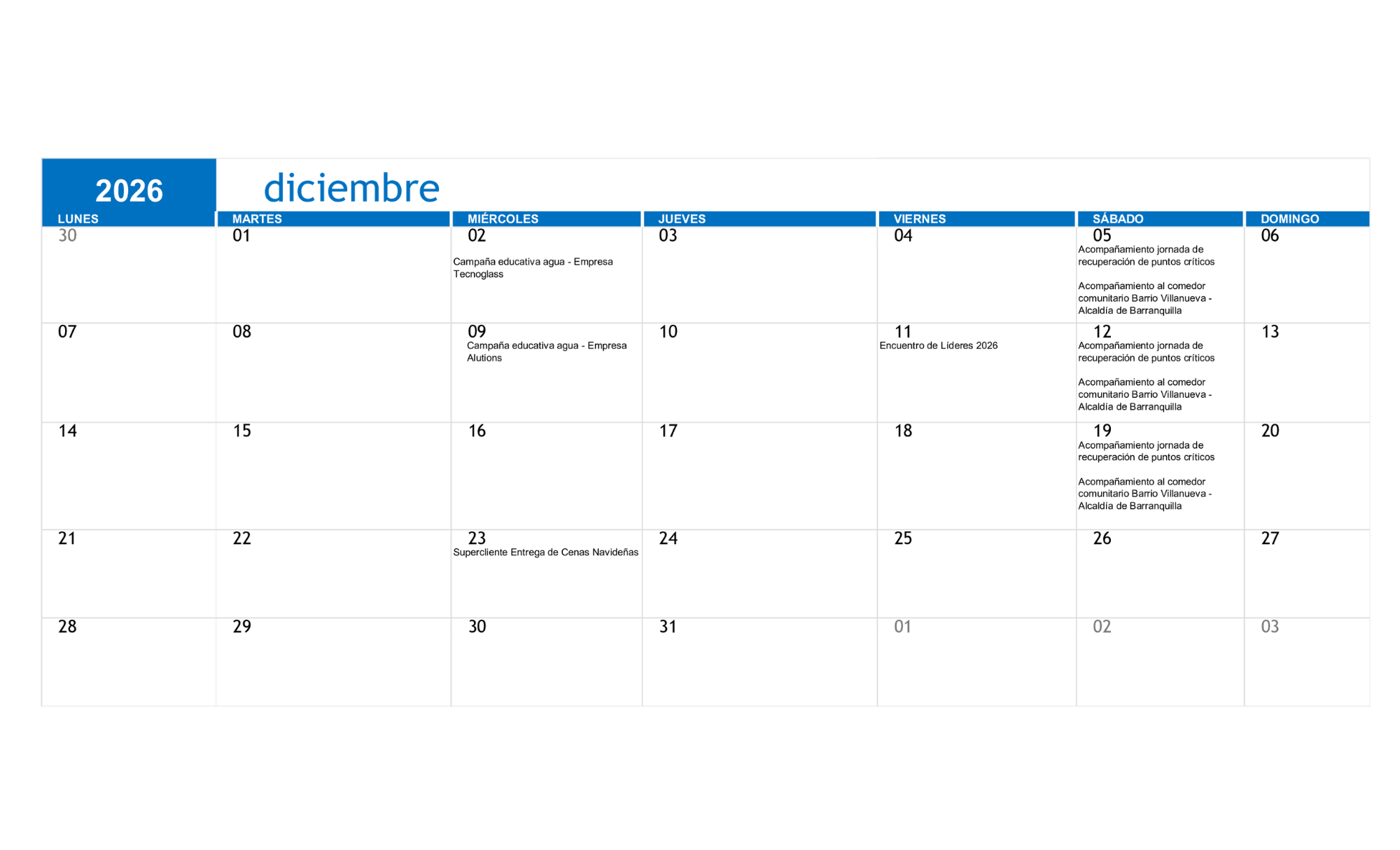 diciembre